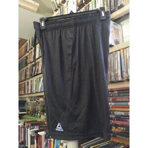 New without tags Reebok Dark Grey And Black Athlectic Shorts SMALL BAG52